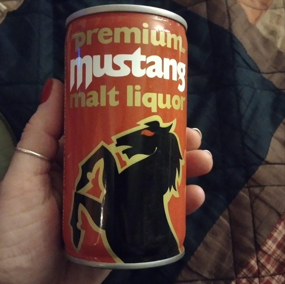 Vintage beer can